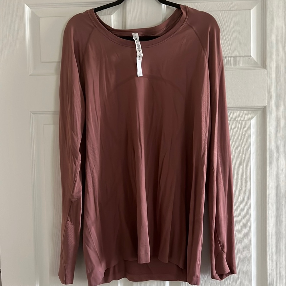 Lululemon Spiced Chi swiftly long sleeve size 18